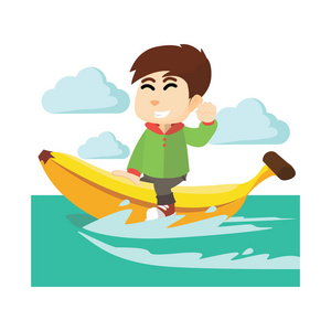 香蕉船光栅图片