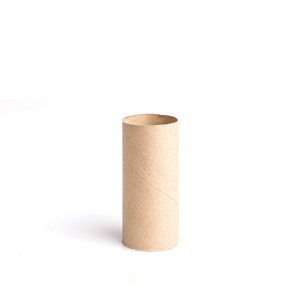 卫生间的纸上白色孤立的纸管