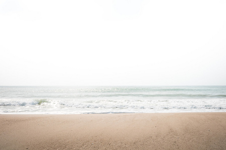 夏季海滩上