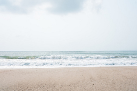 夏季海滩上