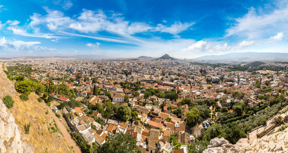 在雅典，希腊 Lycabettus 山