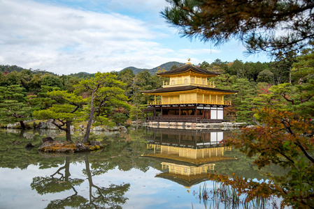金阁寺在京都，日本