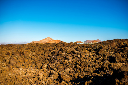 兰萨罗特岛岛上的火山景观