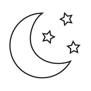 月亮相位线图标图片