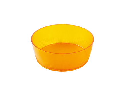 橙色塑料圆盘