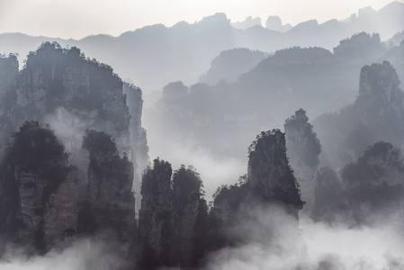 张家界国家森林公园 湖南省，中国