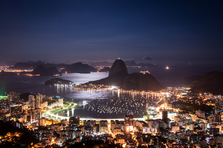 在里约热内卢到日落的时候查看
