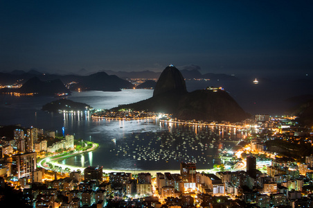 在里约热内卢到日落的时候查看