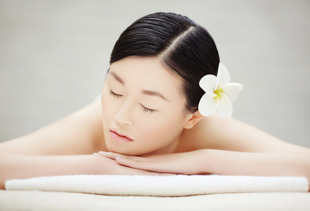 spa 美容的女人