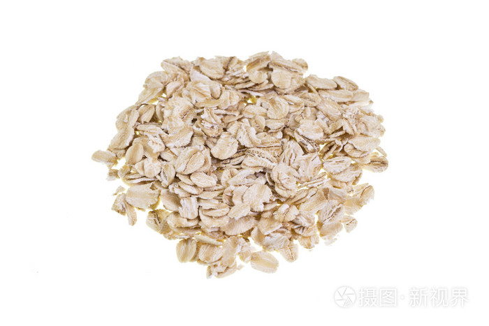 在白色背景上的燕麦照片-正版商用图片1n4pr4-摄图新视界