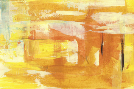 黄赭抽象背景手工绘画图片