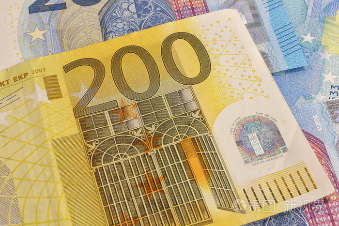法兰克福德国大约一2003年年200欧元钞票详细