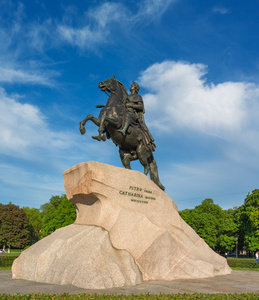 青铜骑士，骑马雕像的彼得伟大，18 世纪