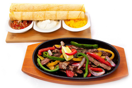 Fajitas  肉与蔬菜