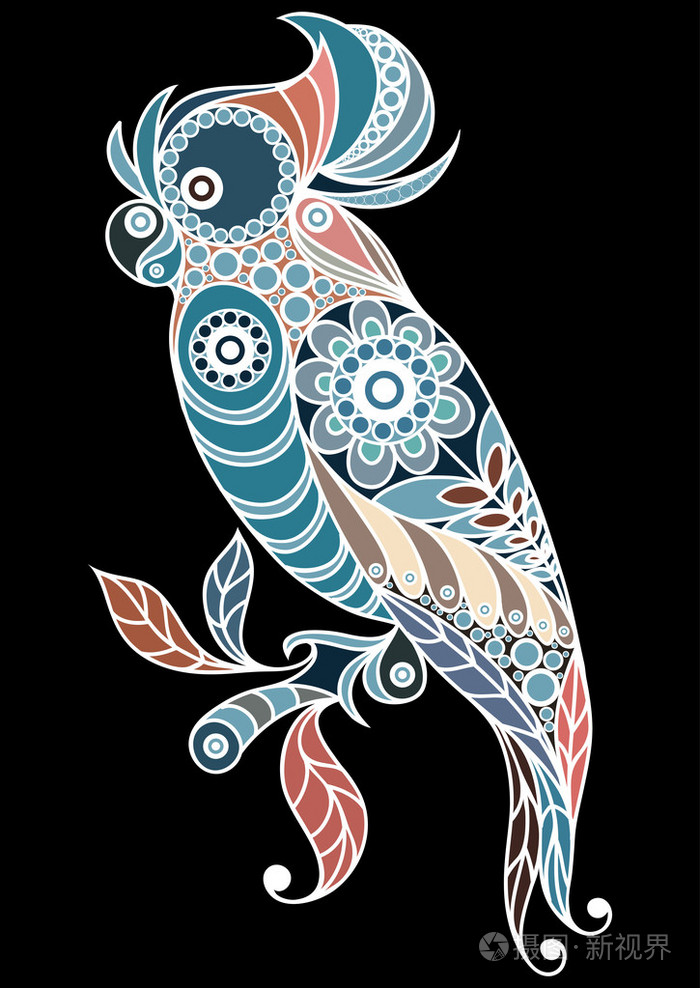 花边鹦鹉3的图形插图