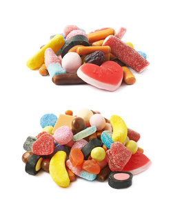 堆的糖果图片