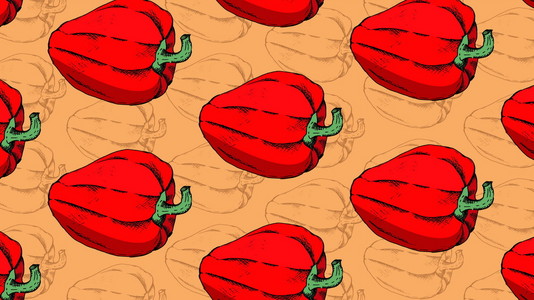 红辣椒图案