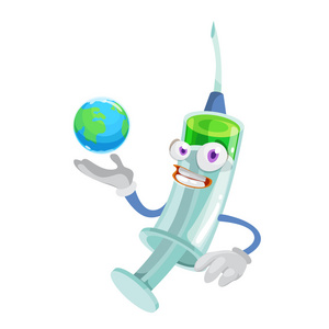 卡通注射器图片