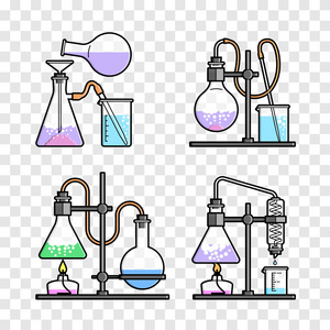 化学玻璃器皿图标