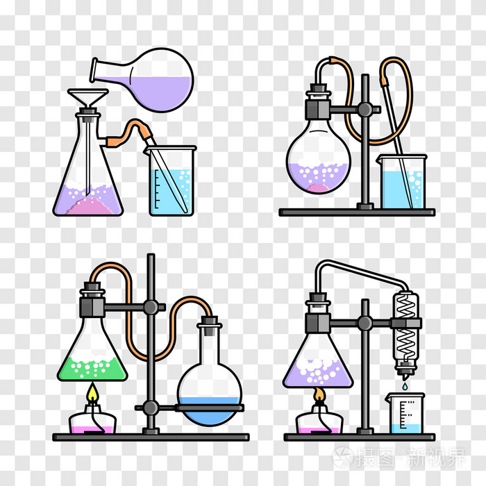 化学玻璃器皿图标