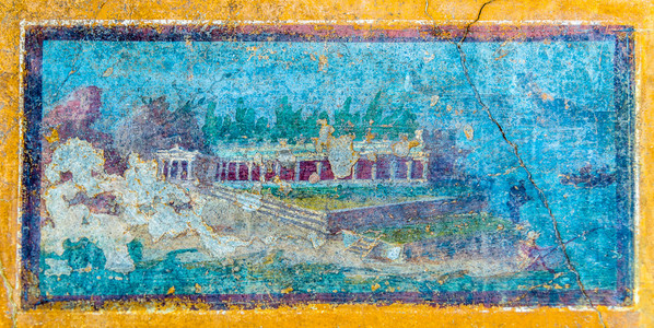 古罗马壁画在庞贝城
