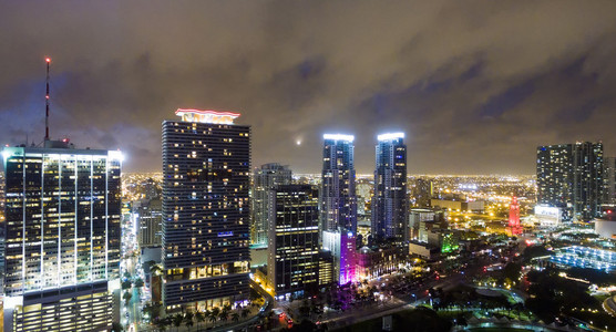 迈阿密市区夜景