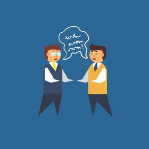 两人的讨论照片