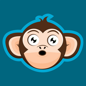 令人惊讶的猴子猿猴头图片