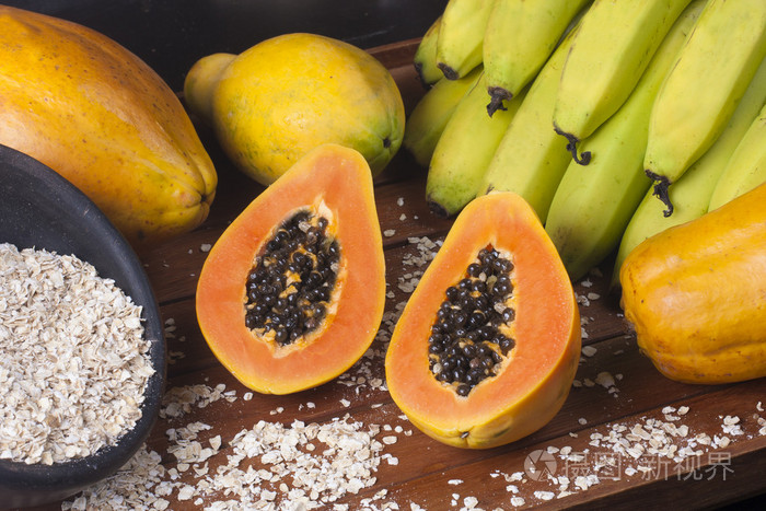 木瓜香蕉燕麦