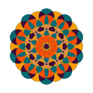 抽象圆几何曼荼罗