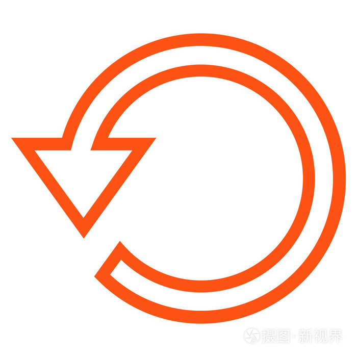 旋转轮廓矢量图标