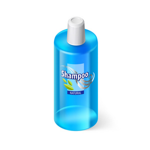 单蓝瓶的洗发水与标签