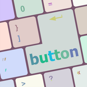 计算机键盘键的矢量图按钮字
