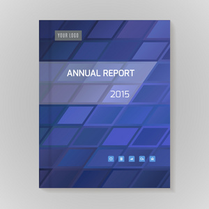 年度报告包括矢量图图片