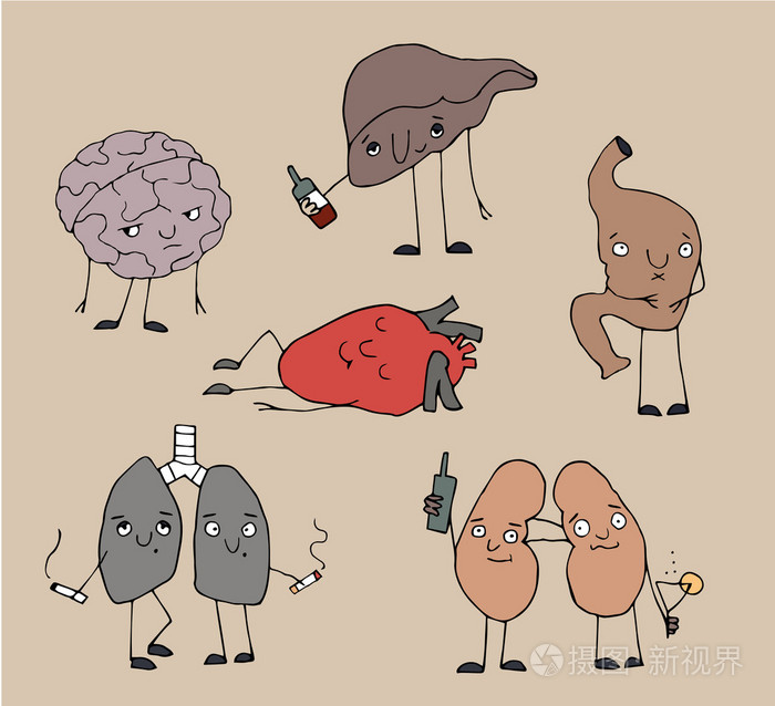 病变的人体器官插画-正版商用图片1n7u0c-摄图新视界