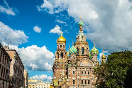 血在俄罗斯圣彼得堡救世主大教堂