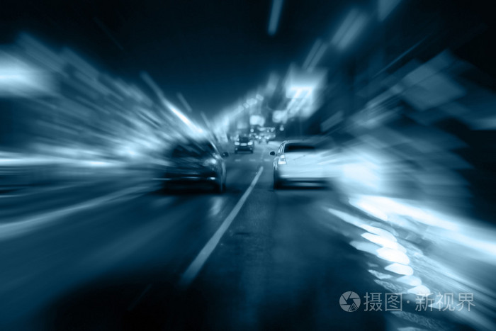 夜间道路灯