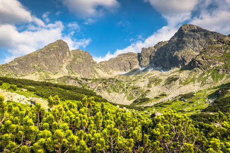 夏季 Tatra 山地，波兰，Swinica 山