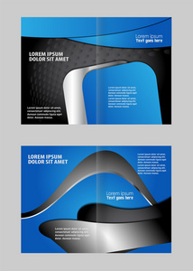 双折页宣传册设计图片