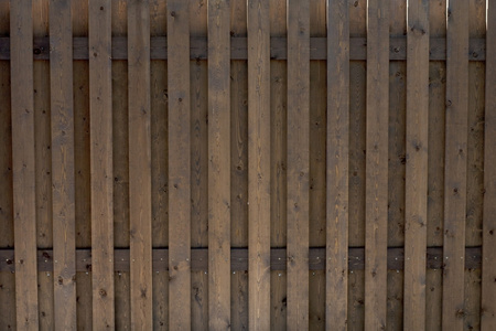 木材纹理背景板在不同的层次，栅栏