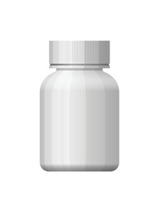 矢量组的药瓶标签与丸向量药学药瓶网页横幅模板例证空药瓶白色药瓶