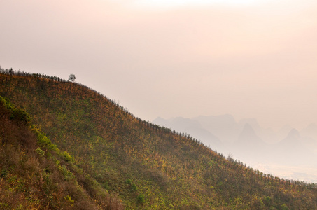 桂林市尧山山，中国