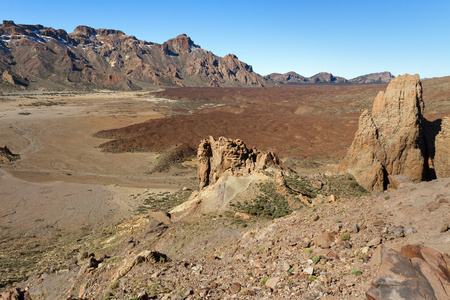 火山口火山旁边