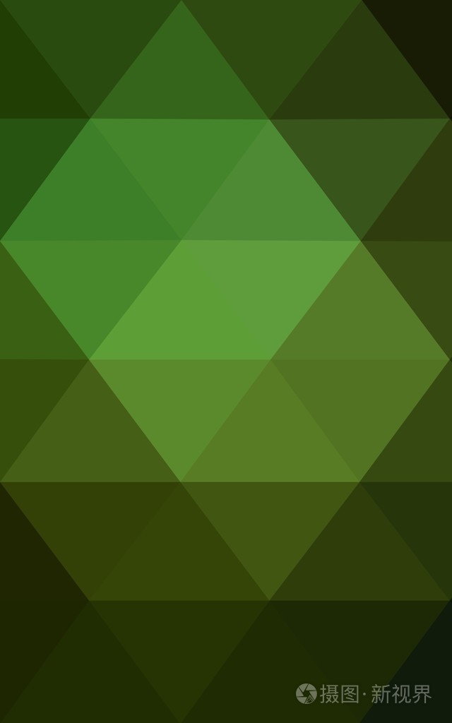 暗绿色的多边形设计模式,三角形和梯度的折纸样式组成的