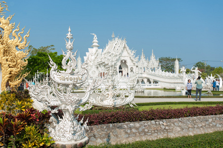 扫管笏荣坤 白寺，清莱泰国