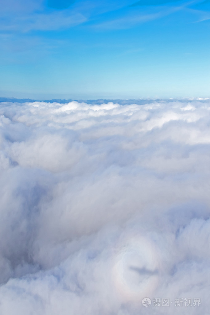 全景天空与云彩