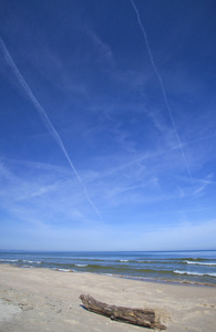 空的沙滩海岸