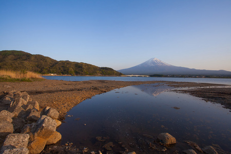 富士山和湖