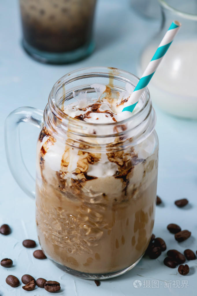 冰咖啡加奶油