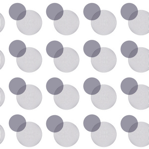 抽象几何矢量模式。 白色背景上的球体。